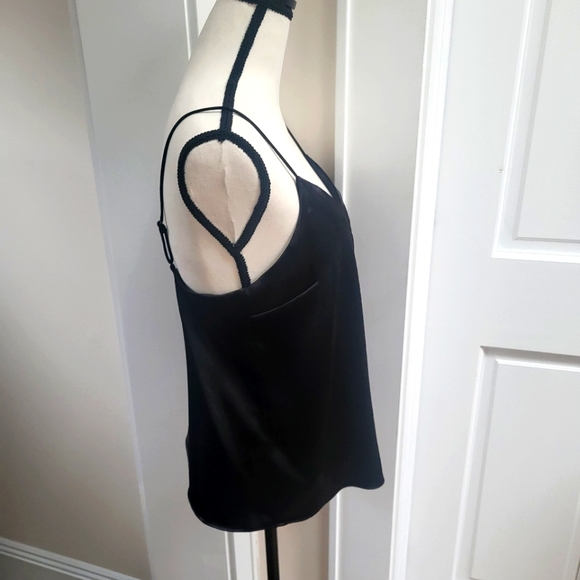 Sexy Textured Black Cami With Sheen by Nine West NWT Small - Picture 2 of 11